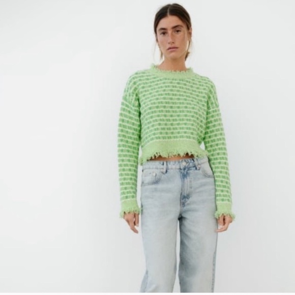 Zara Tops - NWT Zara Tweed Style Sweater M